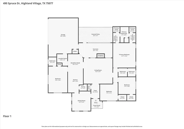 Homes for sale in Highland Village, TX | 490 Spruce Dr, Highland Village, TX 75077 | MLS# 21295303