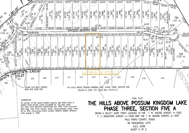 Homes for sale in Possum Kingdom Lake, TX | Lot 746-R1 Sawtooth Mountain Rd, Possum Kingdom Lake, TX 76449 | MLS# 21278107