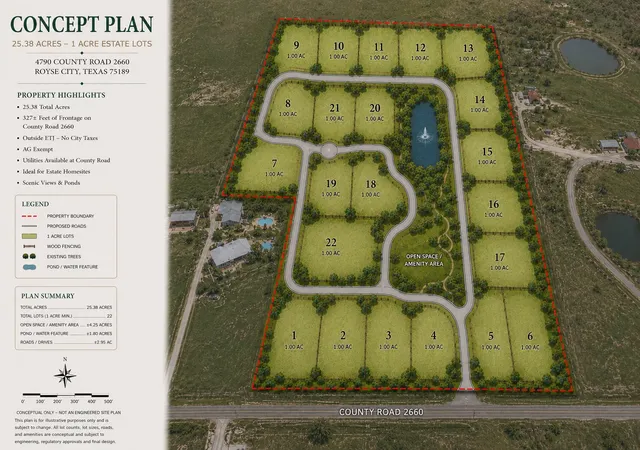 Photo 1 of Land for sale at 4790 County Road 2660, Royse City, TX 75189 | MLS# 21296237 | Listing updated on 2026-08-22