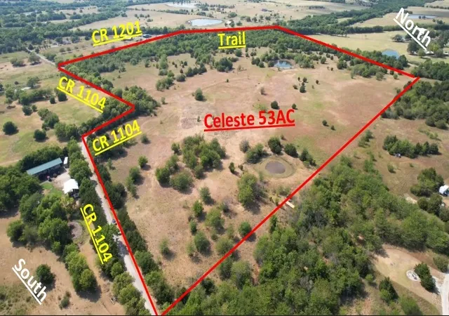 Photo 3 of Land for sale at 5 County Road 1104, Celeste, TX 75423 | MLS# 21301828 | Listing updated on 2026-08-04