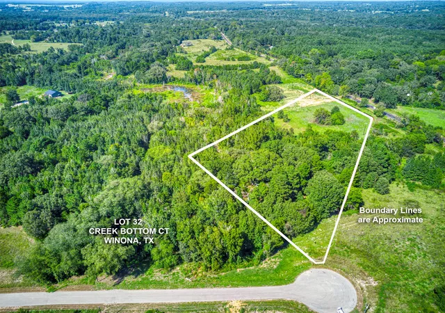 Homes for sale in Winona, TX | Lot 32 Creek Bottom Ct, Winona, TX 75792 | MLS# 21305237