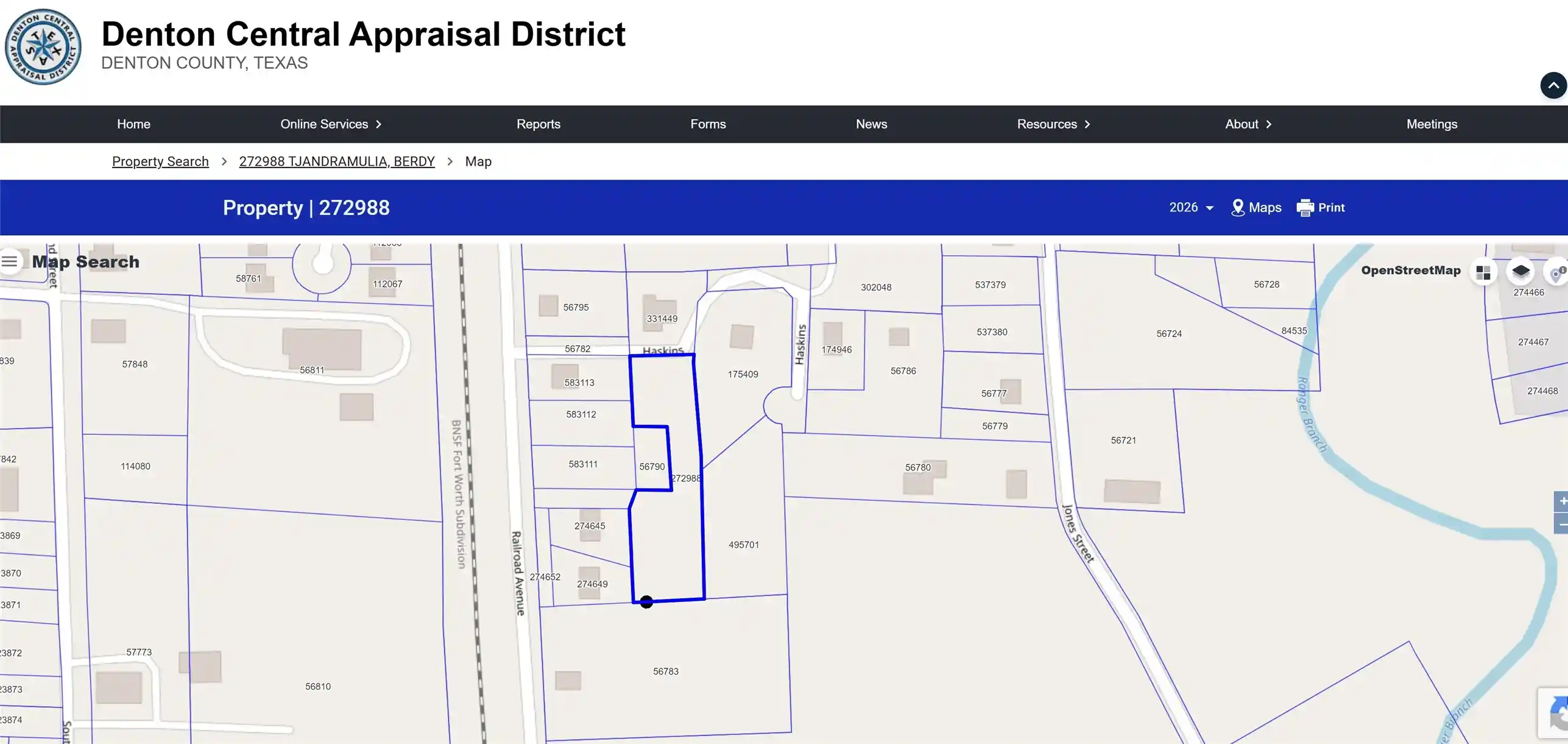 Photo 1 of Land for sale at 000 Railroad Ave, Sanger, TX 76266 | MLS# 21307925 | Listing updated on 2026-06-19