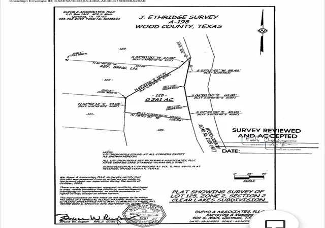 Photo 2 of Land for sale at 270 County Road 2155, Quitman, TX 75783 | MLS# 21315105 | Listing updated on 2026-08-29
