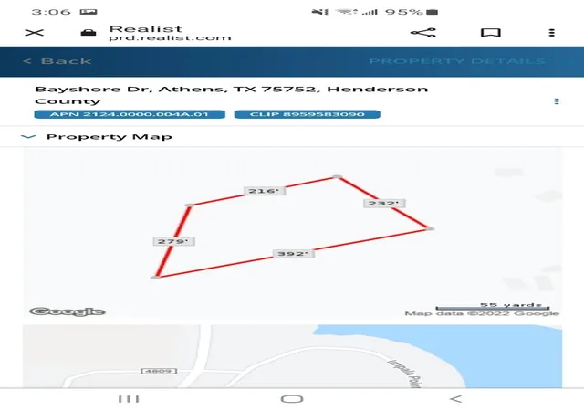 Photo 4 of Land for sale at 0 Bayshore Dr, Athens, TX 75752 | MLS# 21321714 | Listing updated on 2026-07-06