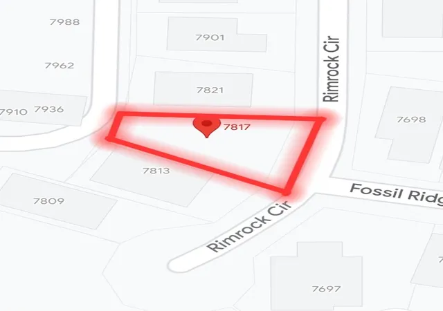 Photo 2 of Land for sale at 7817 Rimrock Cir, Frisco, TX 75034 | MLS# 21322373 | Listing updated on 2026-07-07