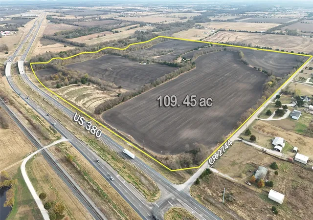 Photo 1 of Land for sale at 000 Us Hwy 380, Caddo Mills, TX 75135 | MLS# 21323712 | Listing updated on 2026-07-09