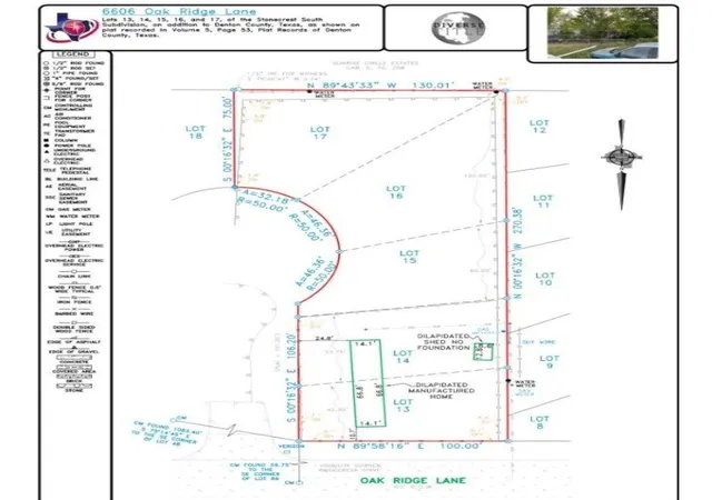 Photo 3 of Land for sale at 6606 Oakridge Ln, Argyle, TX 76226 | MLS# 21326032 | Listing updated on 2026-08-18