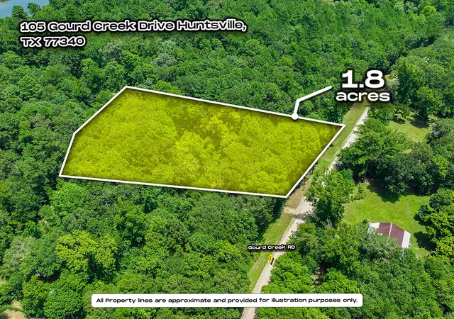 Land for sale at 105 Gourd Creek Dr, Huntsville, TX 77340 | MLS# 21330088