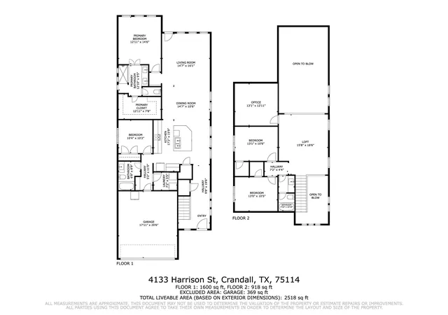 Photo 1 of Single family home for sale at 4133 Harrison St, Crandall, TX 75114 | MLS# 21324852 | Listing updated on 2026-09-25