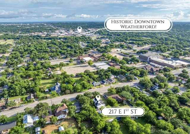 Photo 3 of Single family home for sale at 217 E 1st St, Weatherford, TX 76086 | MLS# 21331229 | Listing updated on 2026-10-06