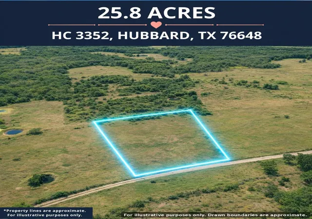 Photo 3 of Land for sale at Tbd Hc 3352, Hubbard, TX 76648 | MLS# 21333792 | Listing updated on 2026-08-28