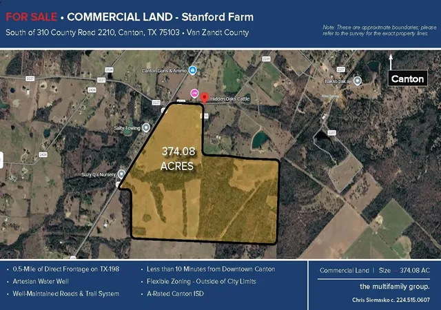 Photo 1 of Land for sale at 3549 Tx 198 S, Canton, TX 75103 | MLS# 21334307 | Listing updated on 2026-08-27