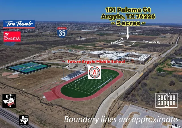 Photo 3 of Land for sale at 101 Paloma Ct, Argyle, TX 76226 | MLS# 21336920 | Listing updated on 2026-08-03