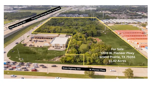 Photo 3 of Land for sale at 1200 W Pioneer Pkwy, Grand Prairie, TX 75051 | MLS# 21306931 | Listing updated on 2026-07-22