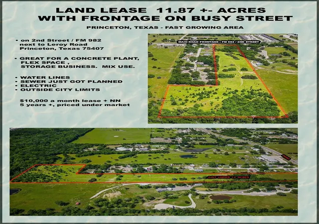 Photo 3 of Land for sale at Tbd Fm 982, Princeton, TX 75407 | MLS# 21337500 | Listing updated on 2026-07-25