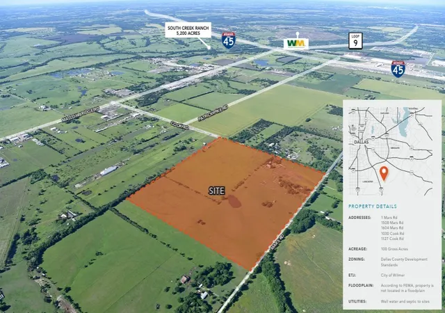 Photo 2 of Land for sale at 1000 Cook Rd, Ferris, TX 75125 | MLS# 21340802 | Listing updated on 2026-07-25