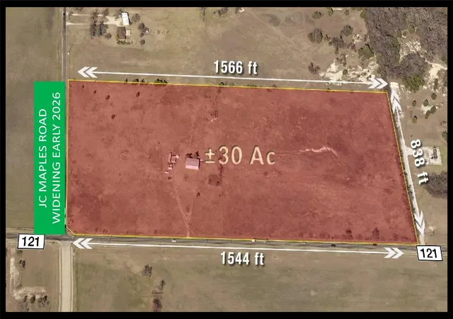 Photo 4 of Land for sale at Tbd Jc Maples Rd, Gunter, TX 75058 | MLS# 21340875 | Listing updated on 2026-07-25