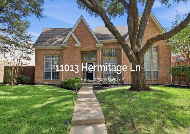 Photo 1 of Single family home for sale at 11013 Hermitage Ln, Frisco, TX 75035 | MLS# 21343045 | Listing updated on 2026-09-29