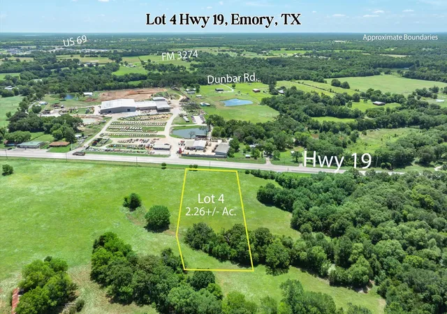 Photo 1 of Land for sale at Lot 4 State Hwy 19, Emory, TX 75440 | MLS# 21340710 | Listing updated on 2026-08-11