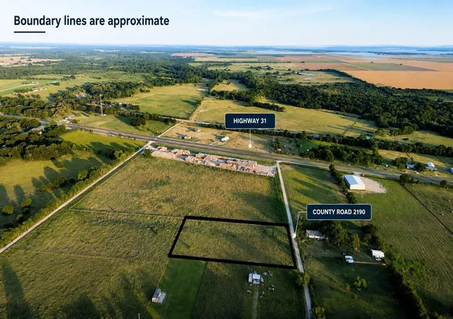 Photo 2 of Land for sale at 119 County Road 2190, Kerens, TX 75144 | MLS# 21344728 | Listing updated on 2026-10-06