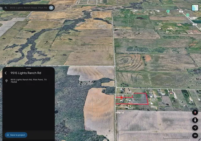 Photo 3 of Land for sale at 9515 Lights Ranch Rd, Pilot Point, TX 76258 | MLS# 21347200 | Listing updated on 2026-08-04