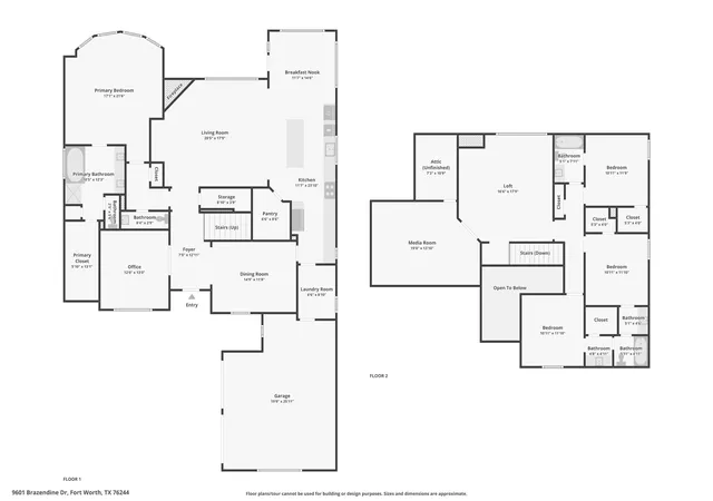 2nd image of 9601 Brazendine Dr, Fort Worth, TX 76244 | MLS# 21350377