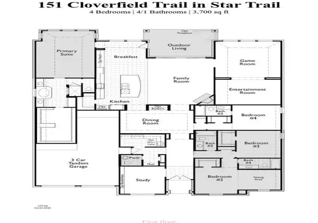 Photo 2 of Single family home for sale at 151 Cloverfield Trl, Prosper, TX 75078 | MLS# 21351186 | Listing updated on 2026-10-06
