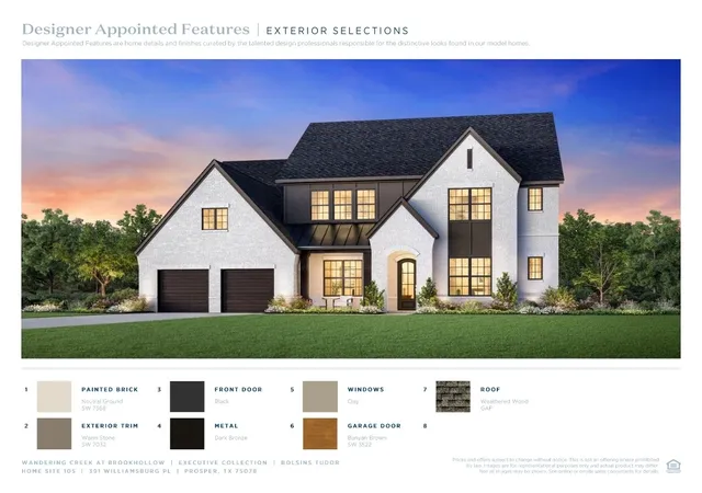 Photo 2 of Single family home for sale at 391 Williamsburg Pl, Prosper, TX 75078 | MLS# 21352506 | Listing updated on 2026-08-07