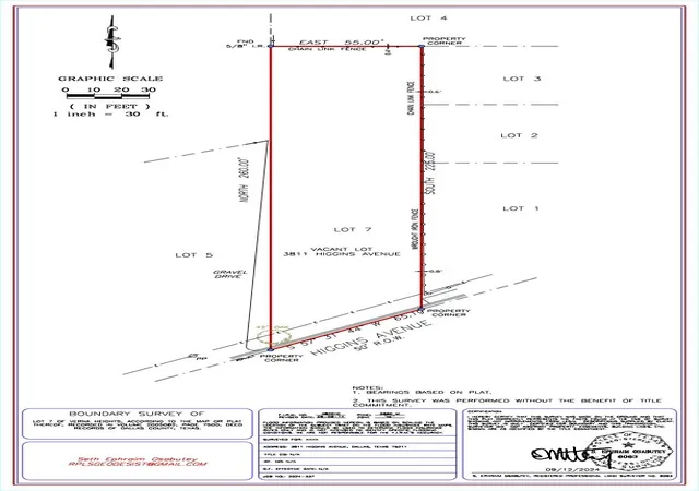 Photo 4 of Land for sale at 3811 Higgins Ave, Dallas, TX 75211 | MLS# 21350644 | Listing updated on 2026-08-07