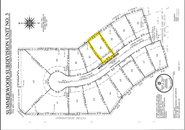 Land for sale at Lot 36 Myrtlewood Dr, Greenwood, LA 71033 | MLS# 21352754