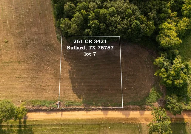 Photo 1 of Land for sale at 261 County Road 3421 (lot 7), Bullard, TX 75757 | MLS# 21351413 | Listing updated on 2026-08-07