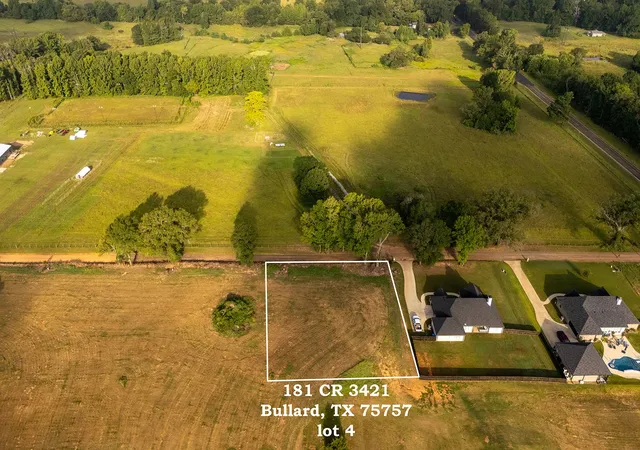 Photo 1 of Land for sale at 181 County Road 3421 (lot 4), Bullard, TX 75757 | MLS# 21351334 | Listing updated on 2026-08-07