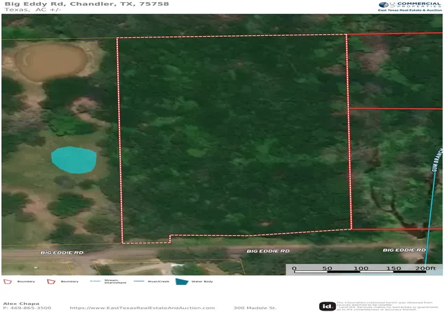 Photo 3 of Land for sale at 00 Big Eddy Rd, Chandler, TX 75758 | MLS# 21353278 | Listing updated on 2026-08-31