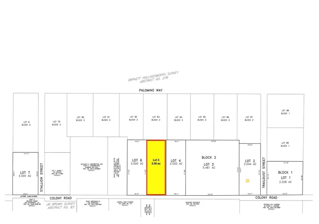 Photo 4 of Land for sale at Lot 5 Colony Rd, Tolar, TX 76476 | MLS# 21353549 | Listing updated on 2026-08-07