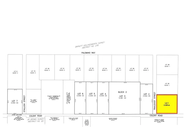 Photo 3 of Land for sale at Lot 1 Colony Rd, Tolar, TX 76476 | MLS# 21353580 | Listing updated on 2026-08-07