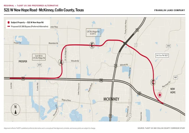 Photo 2 of Land for sale at 521 New Hope Rd W, Mc Kinney, TX 75071 | MLS# 21353733 | Listing updated on 2026-08-07