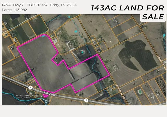 Photo 1 of Land for sale at Tbd Cr 437, Eddy, TX 76524 | MLS# 21354426 | Listing updated on 2026-08-08