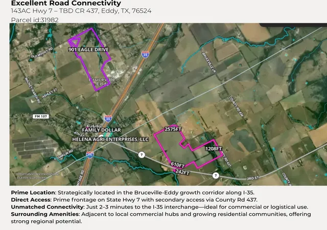Photo 3 of Land for sale at Tbd Cr 437, Eddy, TX 76524 | MLS# 21354426 | Listing updated on 2026-08-08