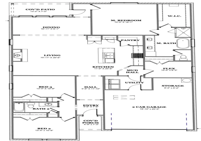 Photo 3 of Single family home for sale at 2504 Glasgow Wy, Denton, TX 76207 | MLS# 21350254 | Listing updated on 2026-08-24