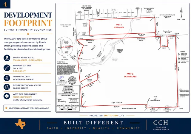 Photo 3 of Land for sale at Tbd Woodlawn, Jacksonville, TX 75766 | MLS# 21353368 | Listing updated on 2026-08-13