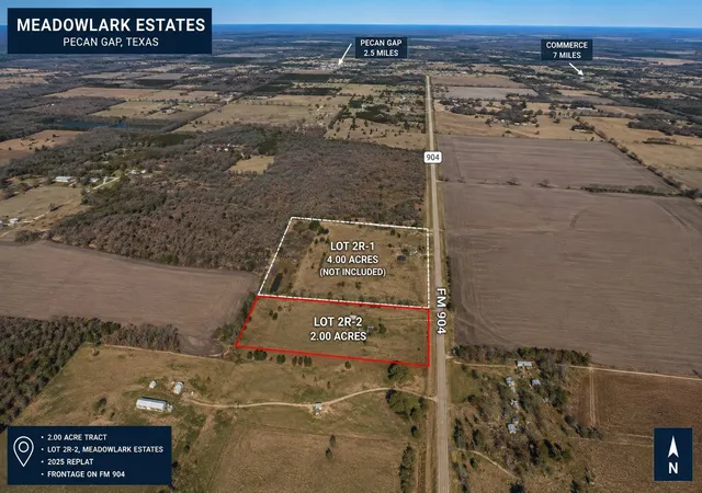Photo 3 of Land for sale at Tbd Fm 904, Pecan Gap, TX 75469 | MLS# 21359495 | Listing updated on 2026-08-19