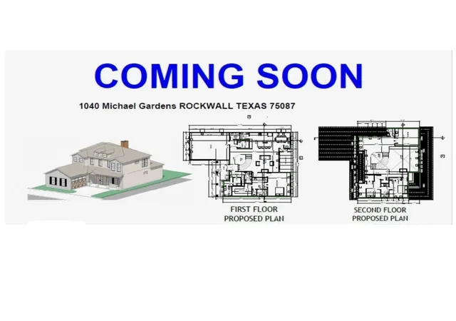 Photo 1 of Single family home for sale at 1040 Michael Gdns, Rockwall, TX 75087 | MLS# 21359721 | Listing updated on 2026-08-19