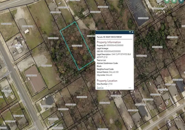 Photo 2 of Land for sale at 2733 Hudspeth Ave, Dallas, TX 75216 | MLS# 21359820 | Listing updated on 2026-08-28