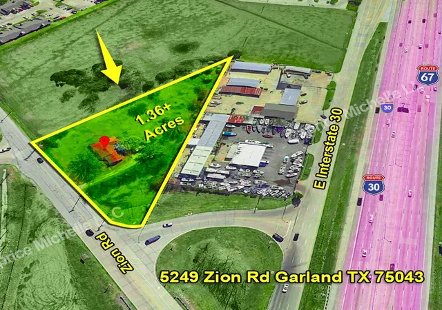 Photo 1 of Land for sale at 5249 Zion Rd, Garland, TX 75043 | MLS# 21359853 | Listing updated on 2026-08-19