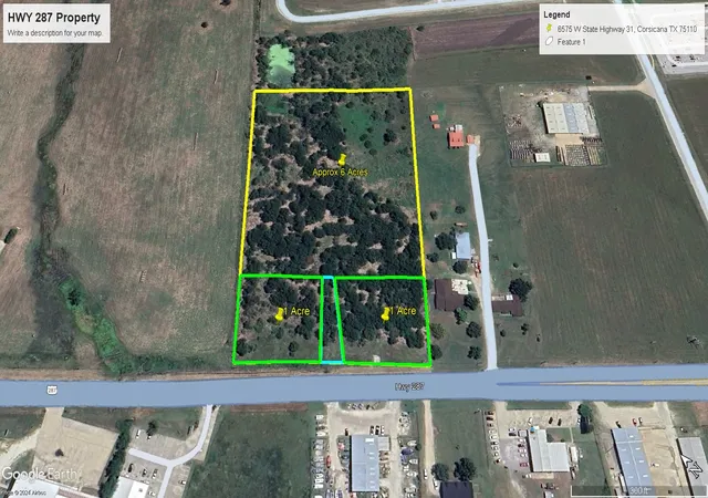 Photo 1 of Land for sale at Tbd S Hwy 287, Corsicana, TX 75110 | MLS# 21360962 | Listing updated on 2026-08-20
