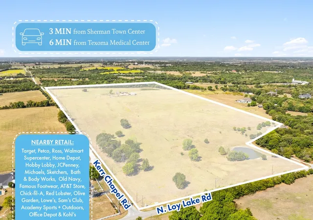Photo 2 of Land for sale at N Loy Lake Rd Nwc Of Loy Lake Road & Kerr Chapel Road Road, Sherman, TX 75092 | MLS# 21359083 | Listing updated on 2026-08-18