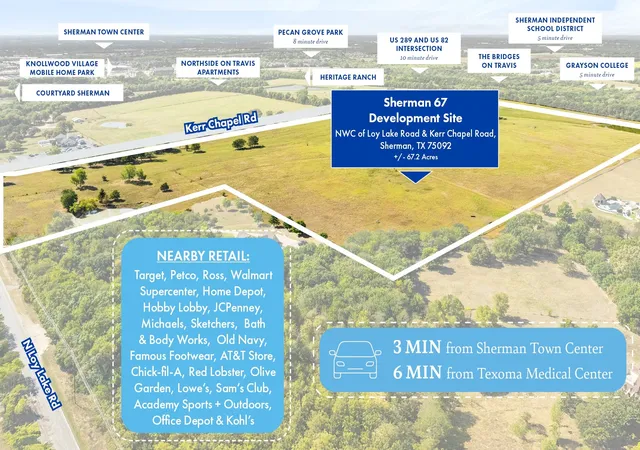 Photo 3 of Land for sale at N Loy Lake Rd Nwc Of Loy Lake Road & Kerr Chapel Road Road, Sherman, TX 75092 | MLS# 21359083 | Listing updated on 2026-08-18
