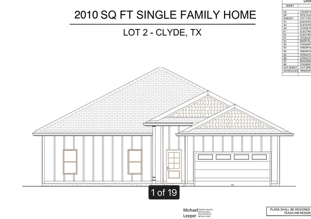 Photo 1 of Single family home for sale at 104 Shallow Water Ct, Clyde, TX 79510 | MLS# 21363645 | Listing updated on 2026-08-19