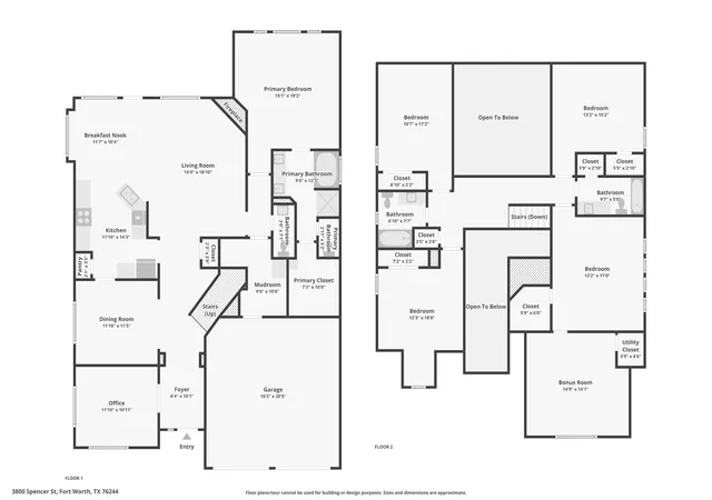Photo 3 of Single family home for sale at 3800 Spencer St, Fort Worth, TX 76244 | MLS# 21363919 | Listing updated on 2026-08-29