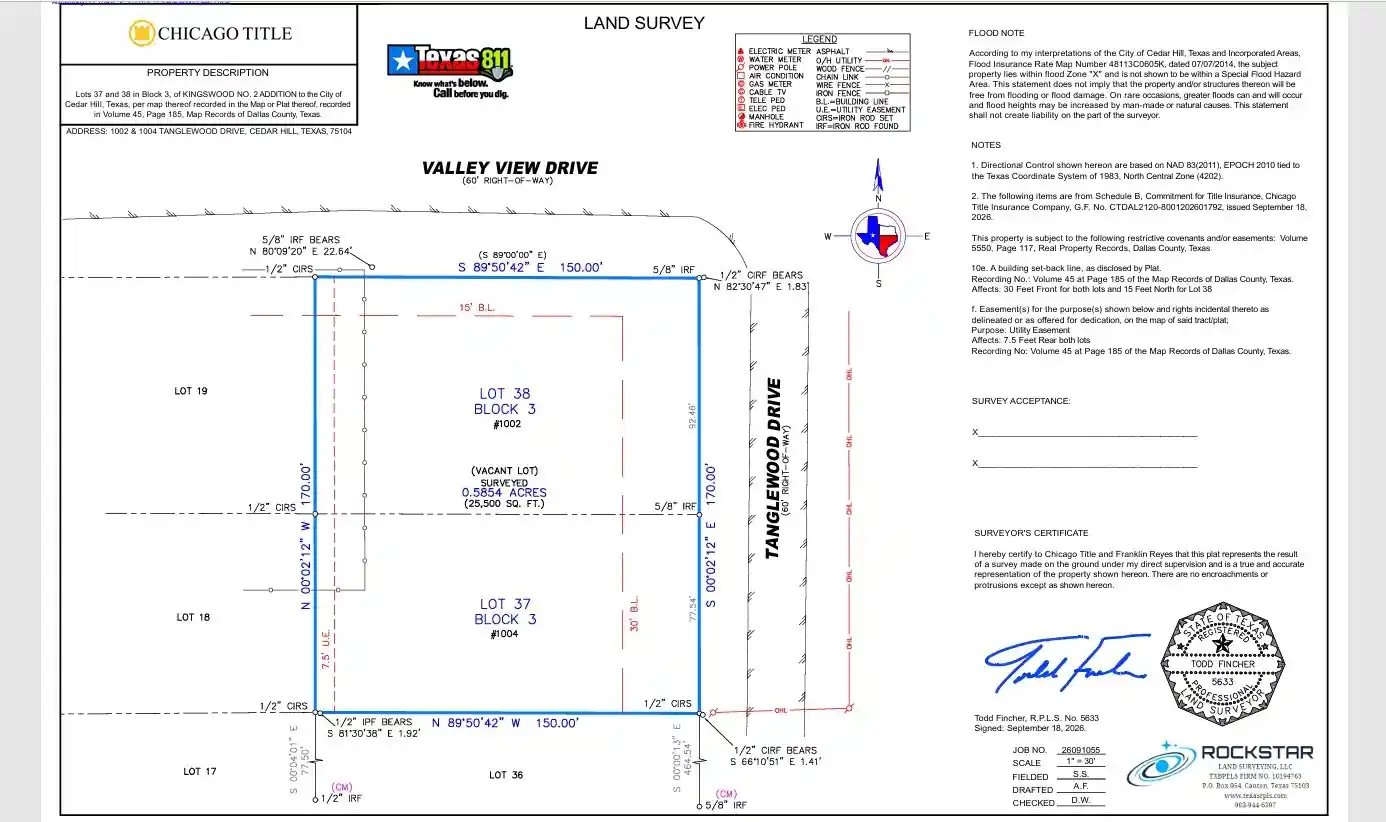 Land for sale at 1004 Tanglewood Dr, Cedar Hill, TX 75104 | MLS# 21369494